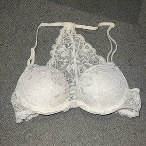 White Lace Bra